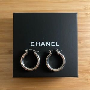 Silver Hoop Earrings